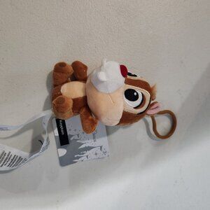 Disney Parks Chip Plush Keychain Soft Toy With Tags